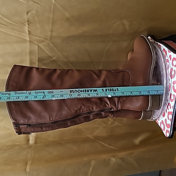 B Style & Co Boots New w/o tags Graciee brown calf back zip sz 9.5 - Picture 4 of 12